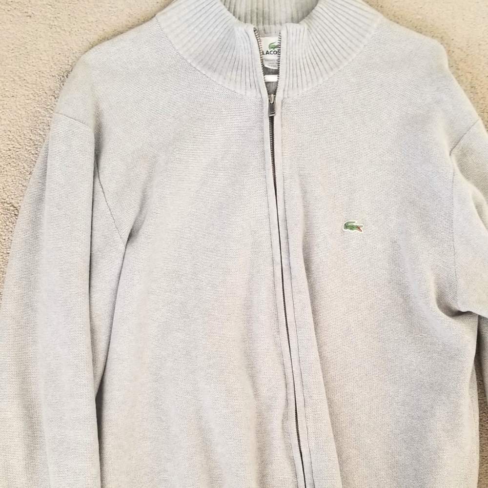 LACOSTE ZIP UP JACKET SIZE 6